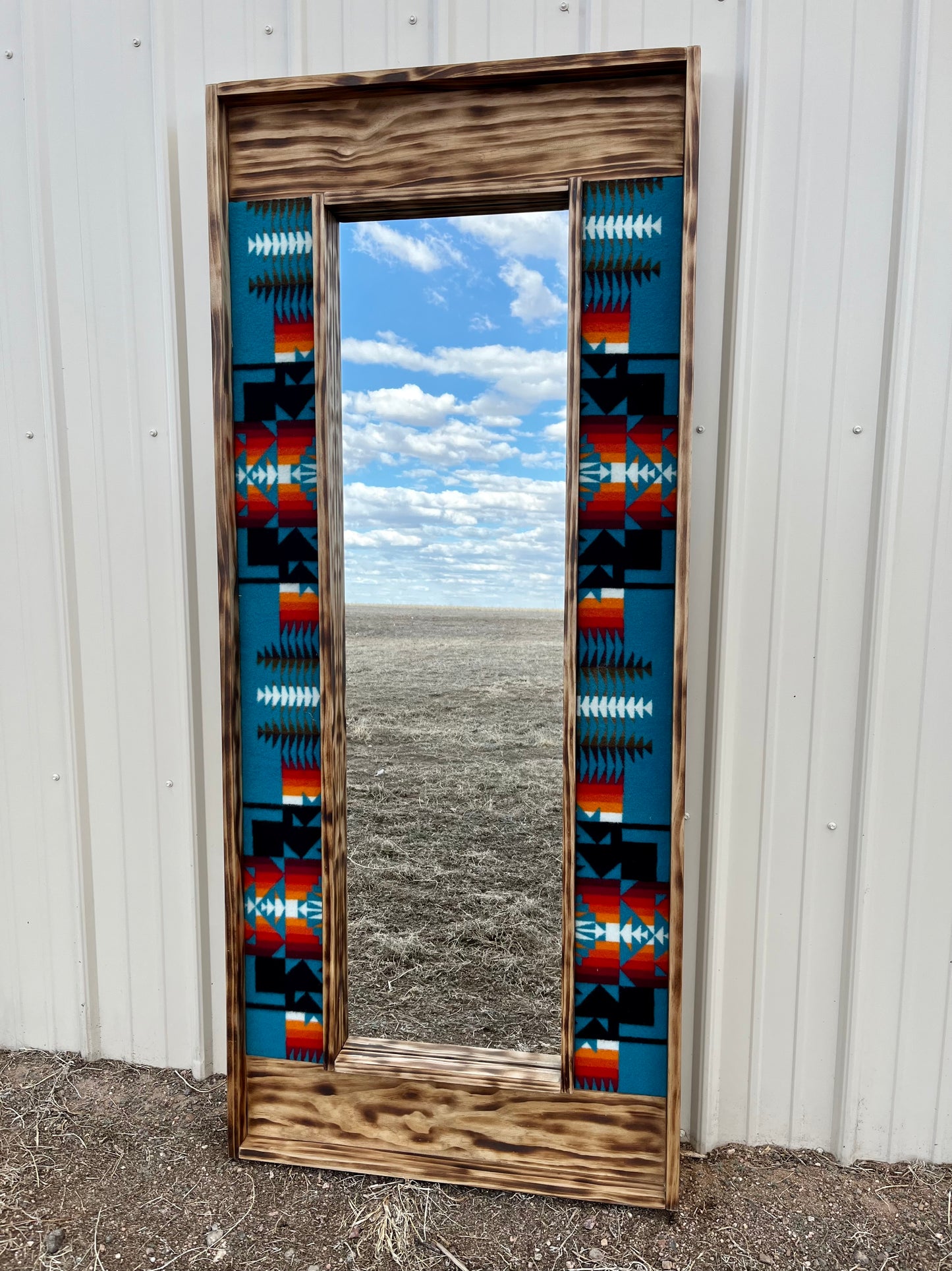 Western Mirror - Turquoise