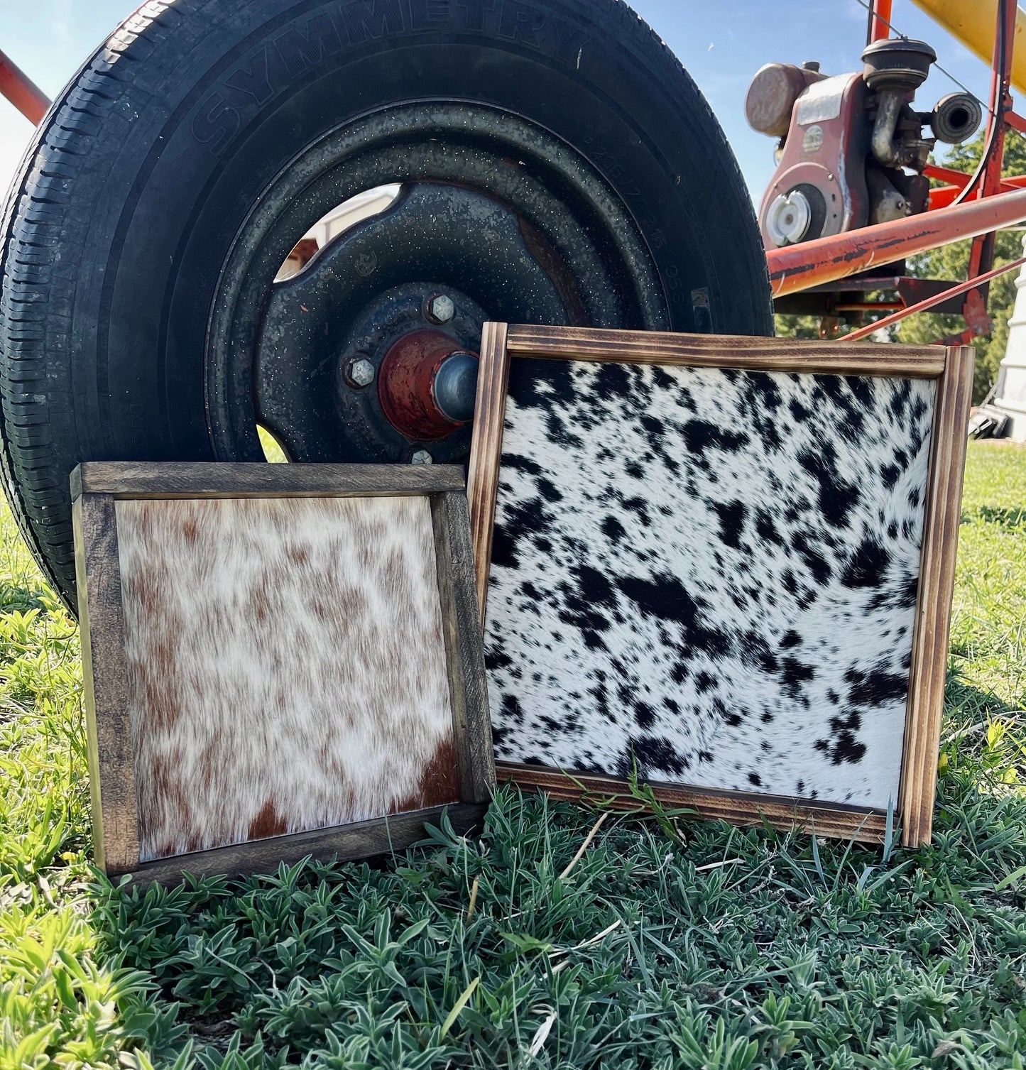 Cowhide Branding Sign