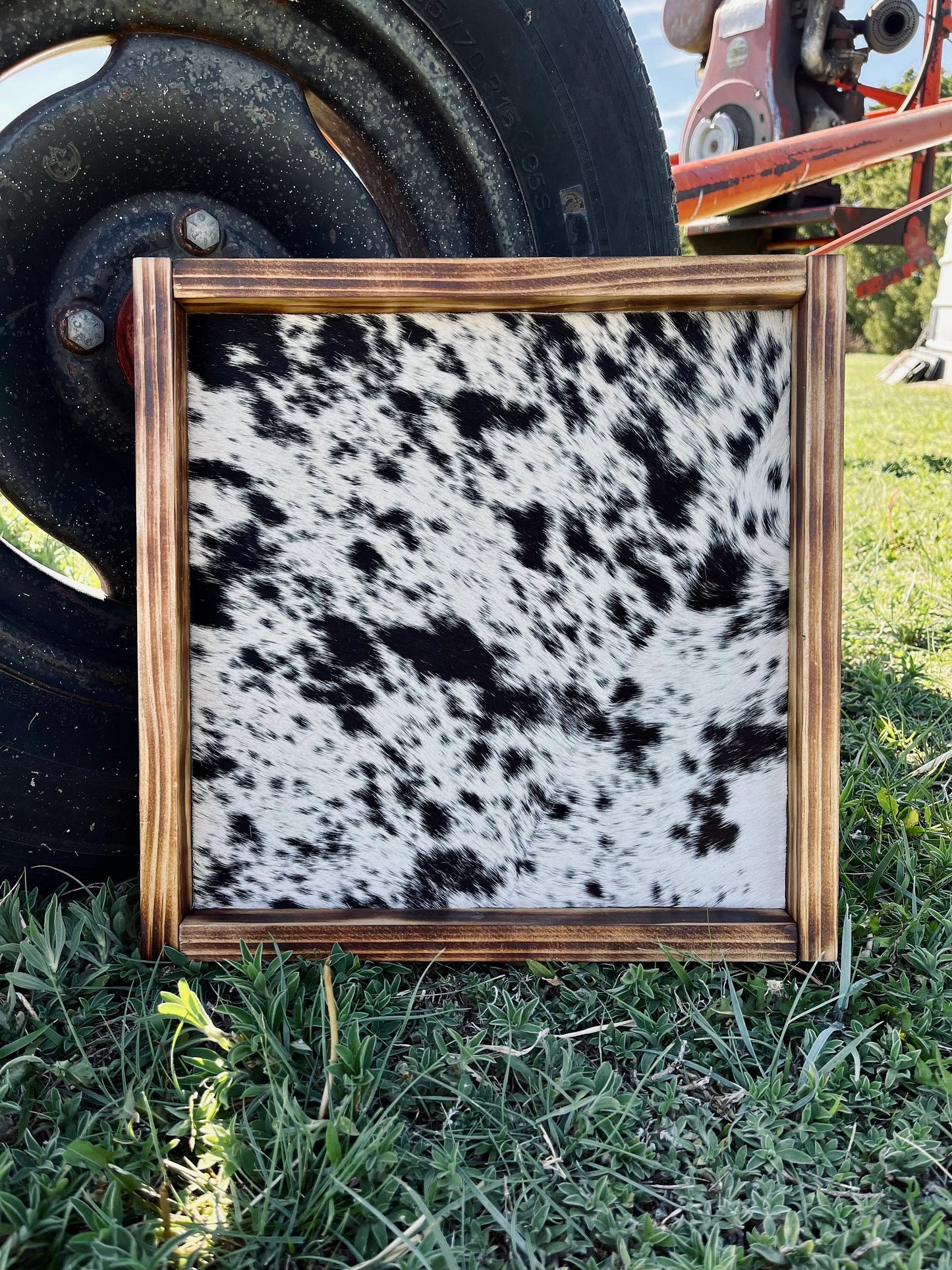 Cowhide Branding Sign